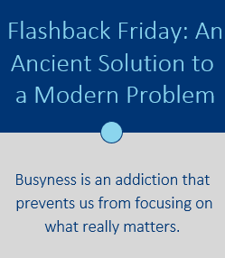Flashback Friday: An Ancient Solution to a Modern Problem