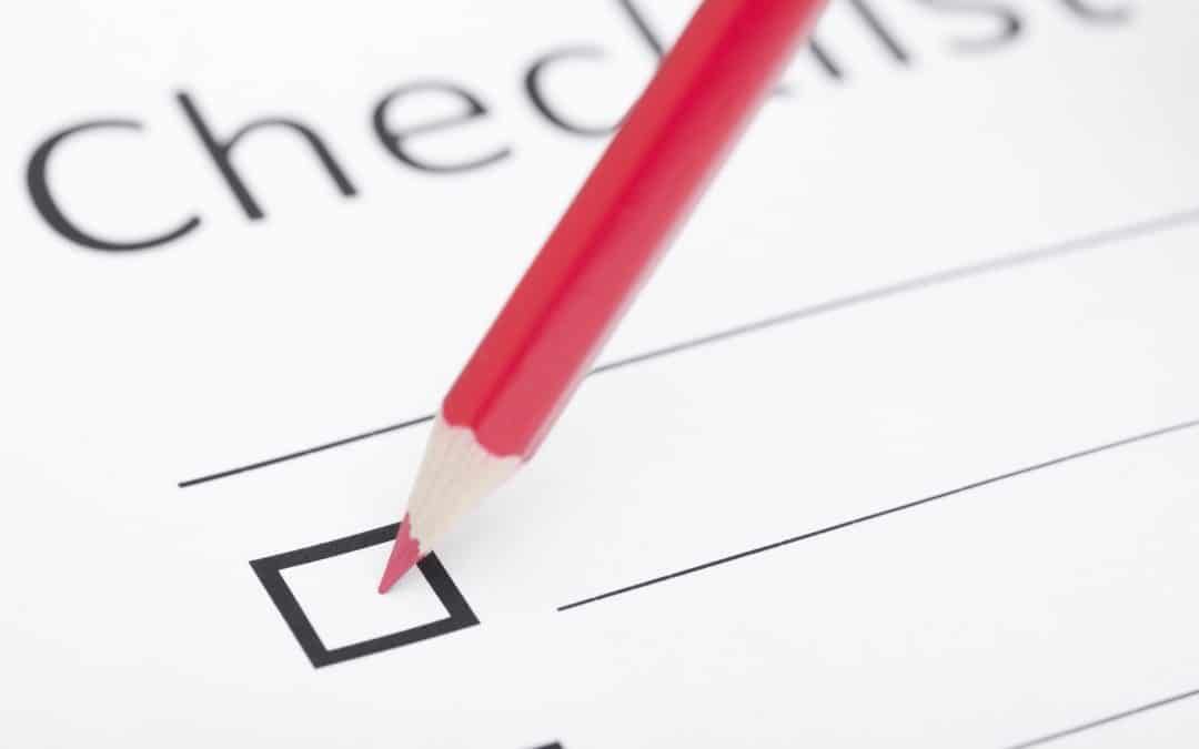 Building a New Agent Checklist